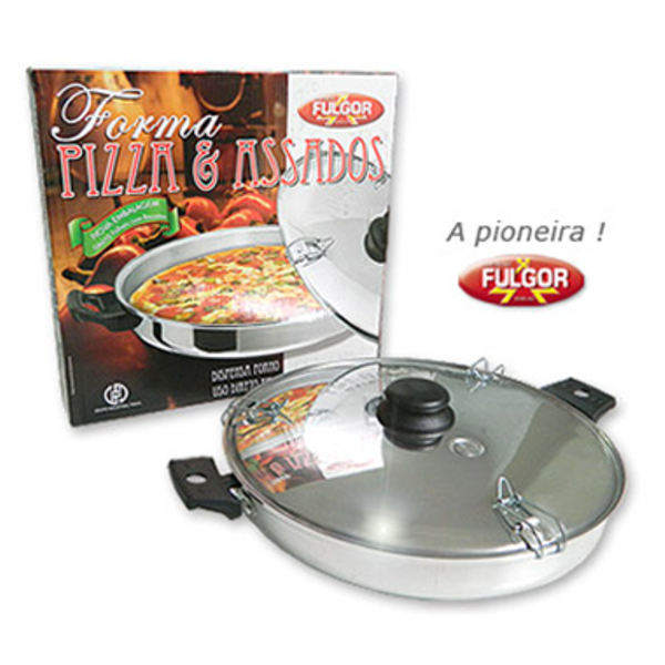 Forma Para Pizza Fulgor Aluminio