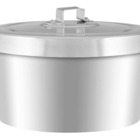 Forma Para Pudim Com Tampa Clássica Alumínio Pudinzeira 18cm