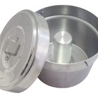 Forma Para Pudim Com Tampa Clássica Alumínio Pudinzeira 18cm