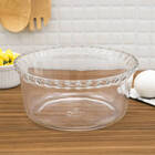 Forma Para Suflê Assadeira Redonda Grande 2,4 Litros De Vidro