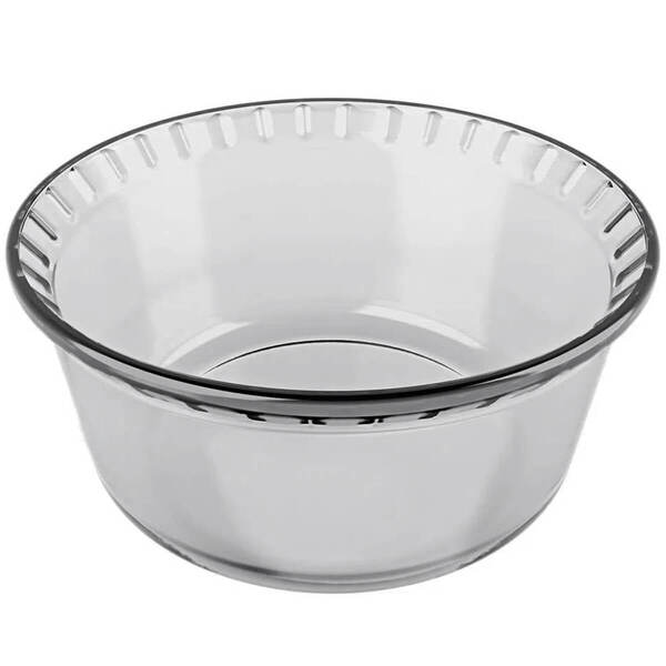 Forma Para Suflê Assadeira Redonda Grande 2,4 Litros De Vidro