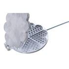 Forma Para Waffer De Alumínio Para Fogão Com Cabo Anodilar