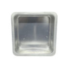 Forma Quadrada De Alumínio Com Fundo Fixo 20x10cm Roldan Prat