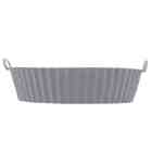 Forma Redonda De Silicone Para Air Fryer Cinza 19 X 6 5 Cm Ly