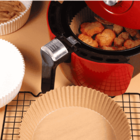 Forma Redonda Descartável 50un Para Air Fryer