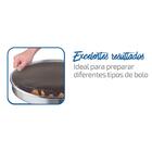 Forma Redonda Polida 30cm Bolo Perfeito - Rochedo