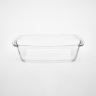 Forma Retangular De Vidro 1,5 Litros Marinex