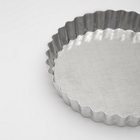 Forma Torta Maça Fundo Falso Alumínio 18x3cm Doupan