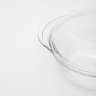 Forma Vidro Redonda Com Tampa Le Chef 2,3l Marinex