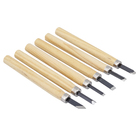 Formão Entalho para  Madeira com 6 peças  S-06 Western