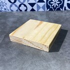 Formas Quadradas De  Madeira Em Pinus  Tamanho 12x12x15mm Qua