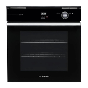 Forno 78l de Embutir Brastemp Preto - Gás - 220v - Boa84aerna