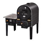 Forno À Lenha Com Fogão Em Inox Interno Fhifi-m Hidro Preto