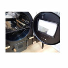 Forno A Lenha Médio Hidro 138 Litros Inox Interno Preto Fhimfi