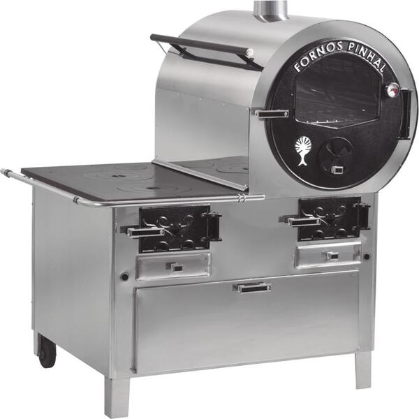 Forno Acoplado Inox Com Caixa E Isolação Fornos Pinhal