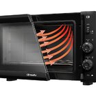 Forno De Bancada Mueller 50 Litros Com Grill Preto Fosco Mfb5