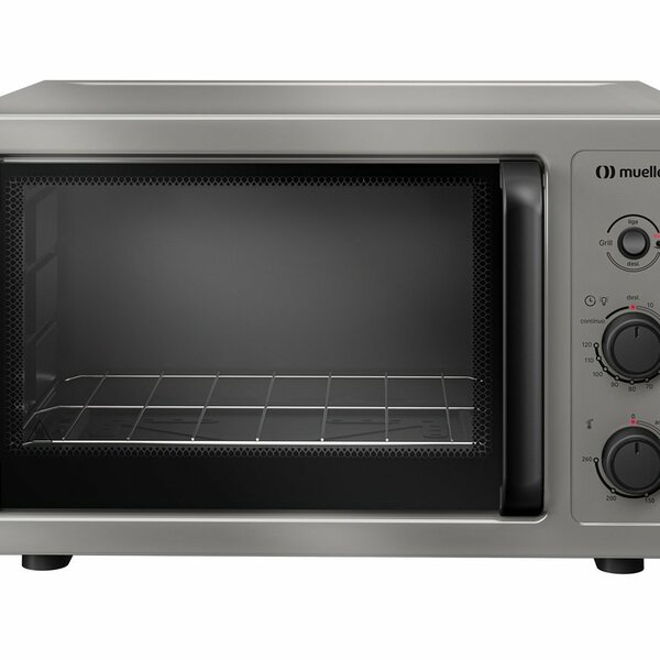 Forno De Bancada Mueller 50 Litros Com Grill Titânio Mfb50b