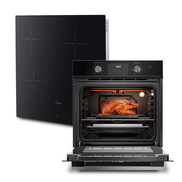 Forno De Elétrico De Embutir Midea Touch Smart Com 80 Litros