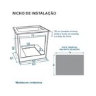 Forno De Embutir A Gás 90l Cristallo Venax - Gii - Inox - 220v