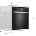 Forno De Embutir Elétrico Consul 84l Preto Com Timer Autodesl