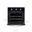 Forno De Embutir Elétrico Preto 60 Litros Com Timer Dako Dipl