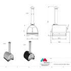 Forno De Pizza 410ex Sicilia Metávila 165 Preto
