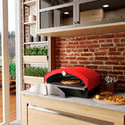 Forno de Pizza à gás FS500 portátil- Metávila - Vermelho / Pr