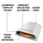 Forno De Pizza Para Fogão Saro Fb35 Italiano Transportável 35