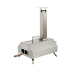 Forno De Pizza Portátil A Carvão Broiler Aço Inoxidável