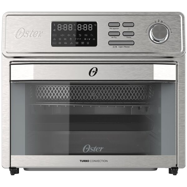 Forno e Fryer Elétrico de Bancada 25L Prata com Grill e Com Timer 127V (110V) OFOR250 Oster