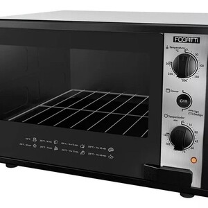 Forno 40l Fogatti Preto/branco - Elétrico - Smart - 220v