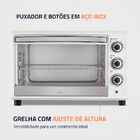 Forno Elétrico 42l Family Ii Mondial Branco E Inox- Fr-42-w 2