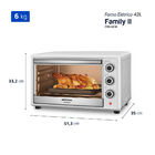 Forno Elétrico 42l Family Ii Mondial Branco/inox 1600w - Frn-