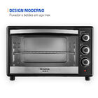 Forno Elétrico 42l Family Ii Mondial Preto/inox 1600w - Frn-4