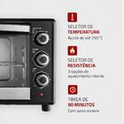 Forno Elétrico 42l Family Ii Mondial Preto/inox Fr-42 60hz 12