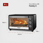 Forno Elétrico 42l Family Ii Mondial Preto/inox Fr-42 60hz 12