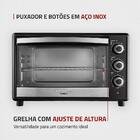 Forno Elétrico 42l Family Ii Mondial Preto/inox Fr-42 60hz 12