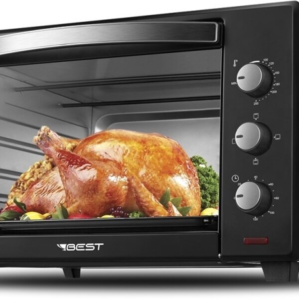 Forno Elétrico 48 Litros Preto E Branco 220v Best