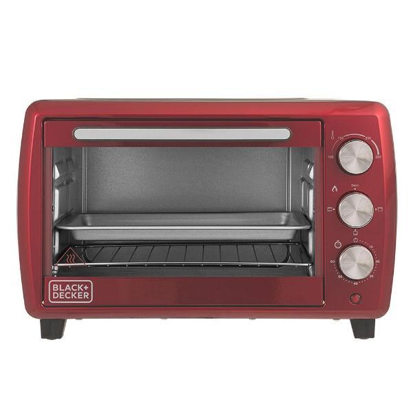 Forno Elétrico Black   Decker 21 Litros 127v Vermelho