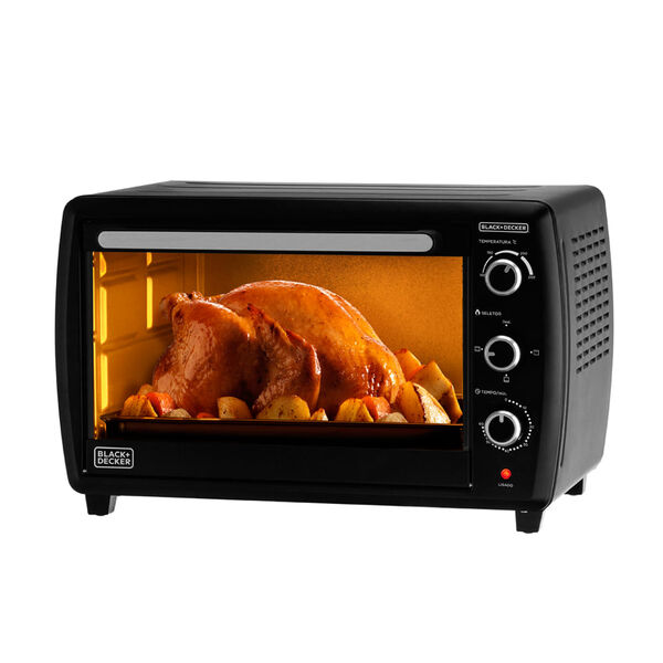 Forno Elétrico Black   Decker 45 Litros 220v Preto