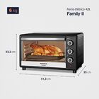 Forno Elétrico de Bancada 42L Preto e Inox com Grill e Timer 220V 75529-02 Mondial