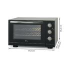 Forno Elétrico de Bancada 48L Inox 127V (110V) Turbo 26573-58033 Fischer