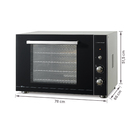 Forno Elétrico de Bancada 80L Inox 220V Turbo Fast 13687-15635 Fischer
