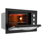Forno Elétrico de Embutir 48L Fischer com Grill e Timer Fit Line 34493-95482 Preto 220V