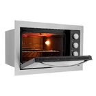 Forno Elétrico de Embutir 48L Fischer com Grill e Timer Fit Line 34493-95485 Inox 127V (110V)