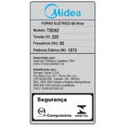 Forno Elétrico de Embutir 68L Preto com Grill e Timer 220V TSD62 Midea