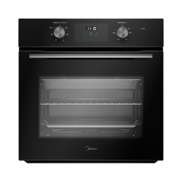 Forno Elétrico de Embutir 68L Preto com Grill e Timer 220V TSD62 Midea