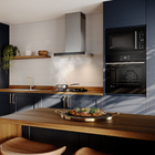 Forno Elétrico de Embutir 80L Preto com Grill e Timer 220V OE8EA Electrolux