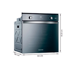 Forno Elétrico de Embutir 84L Inox com Função Air Fryer 220V BOF84AR Brastemp