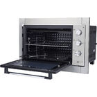 Forno Elétrico De Embutir Britânia Bfe47e 47l Vidro Duplo 220v